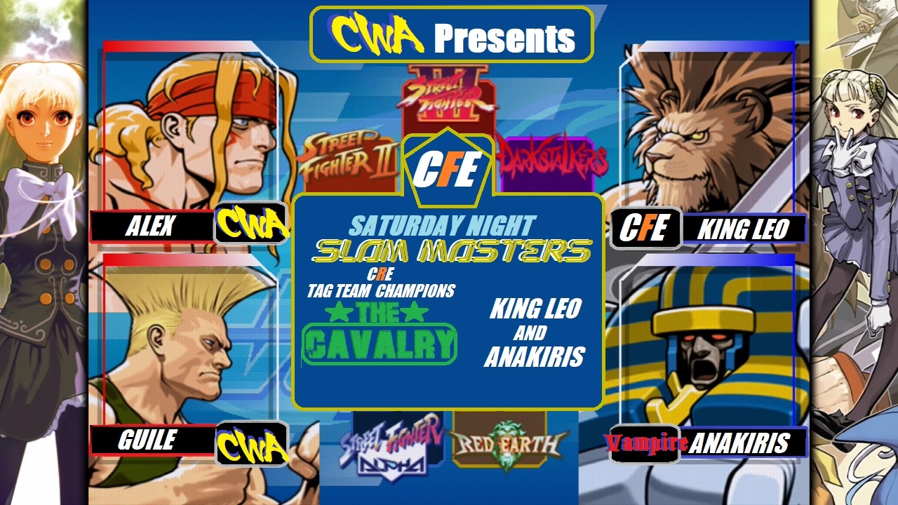CAPCOM Fighting Evolution [CFC2/XBOXOne] #SaturdayNight SLAM MASTERS: Alex/Guile (C) vs Leo/Anakiris