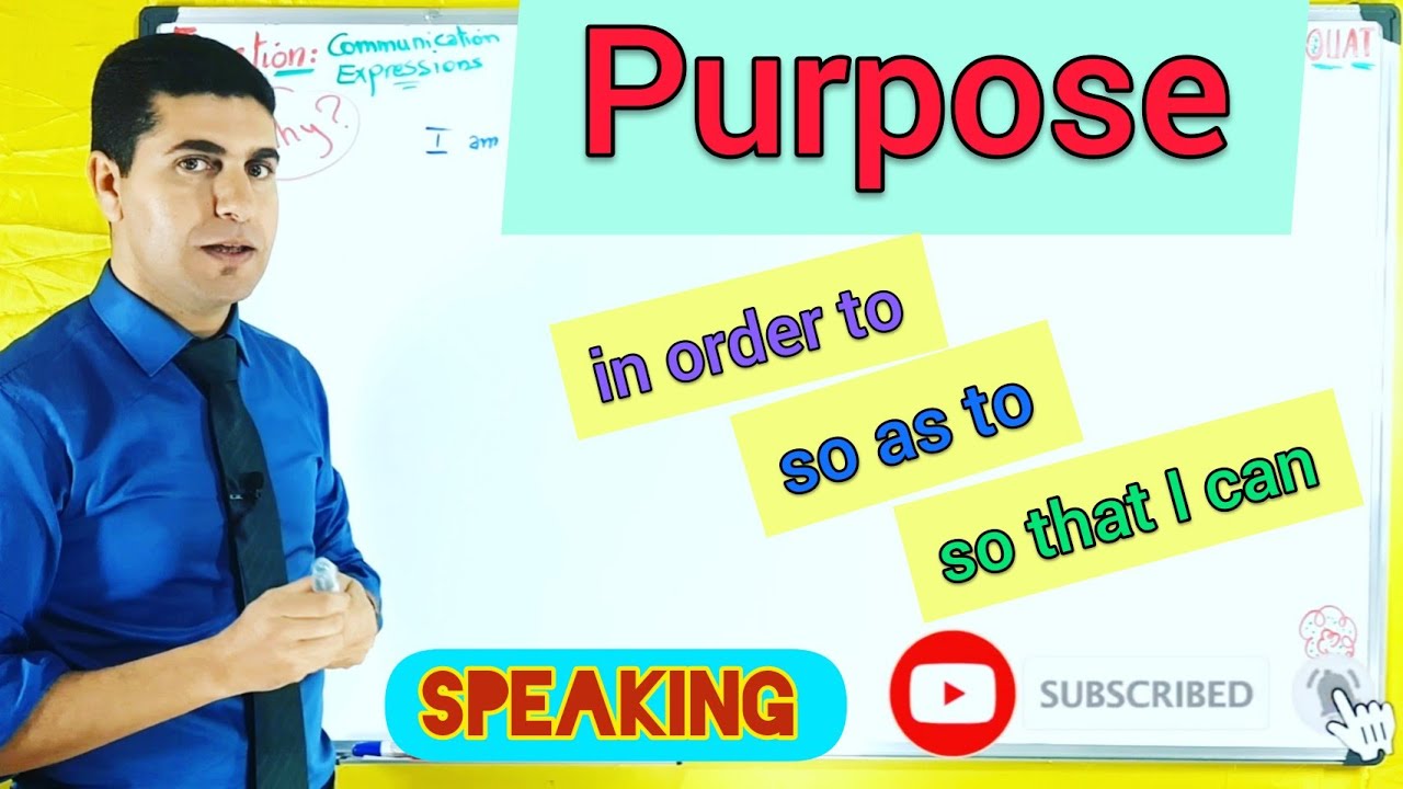 Expressing Purpose