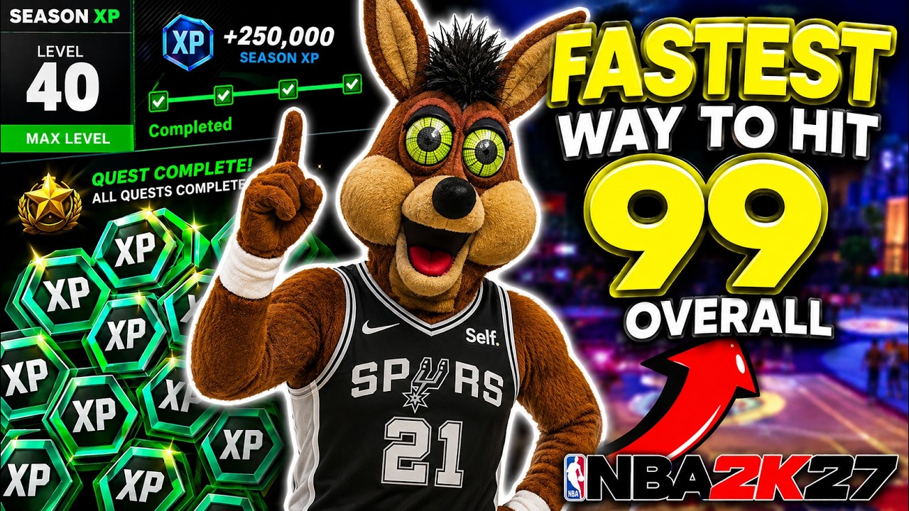 FASTEST METHOD TO GET 99 OVERALL IN NBA 2K27