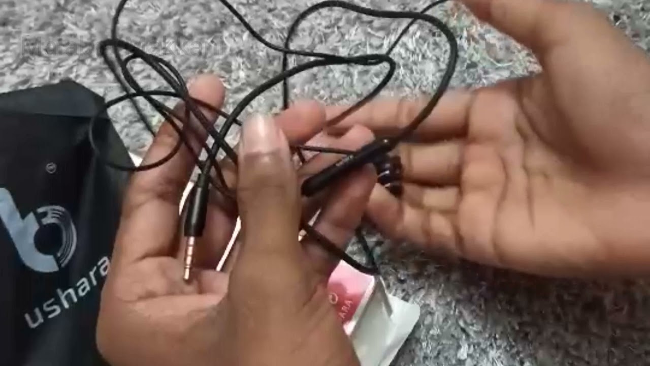 Ushara SUPER BASS stereo Headset Unboxing