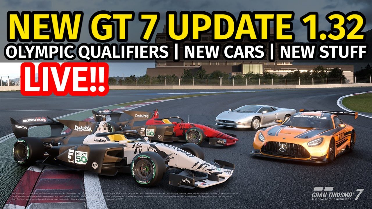 Gran Turismo 7 LIVE! (PS5) - NEW GT 7 Update ver. 1.32! Olympic Qualifiers, New Cars, and Many More!