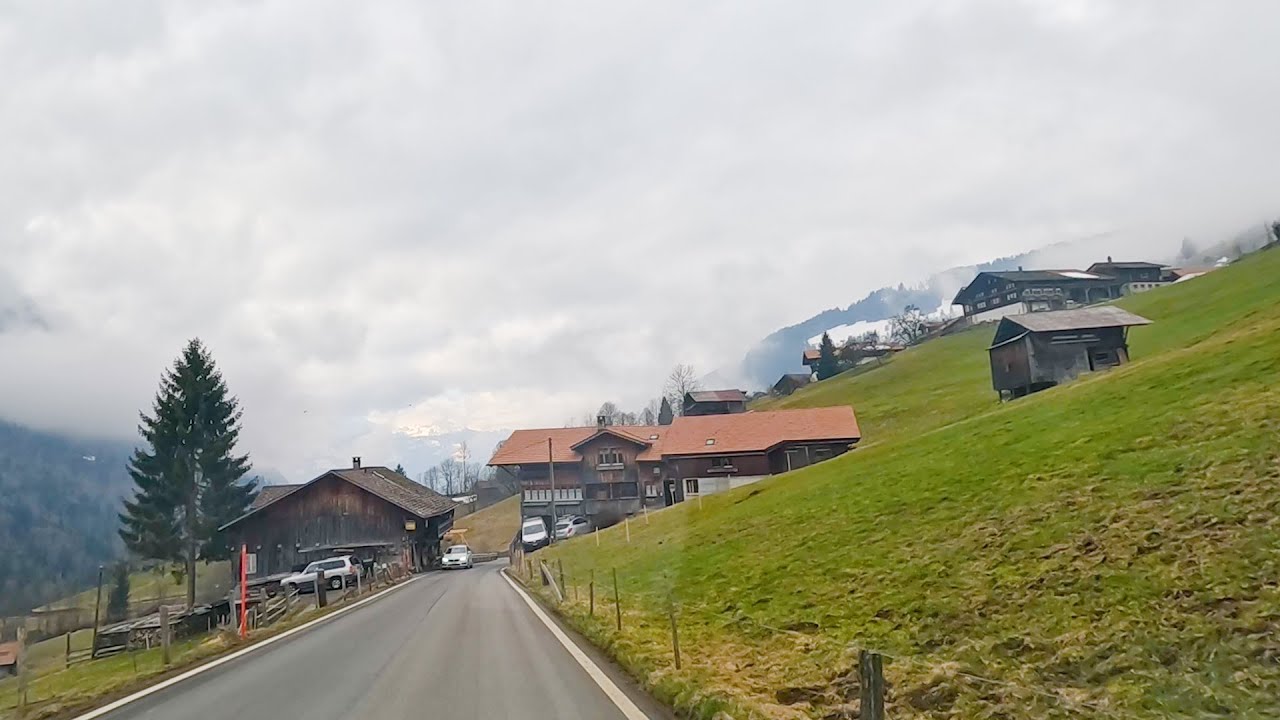 Switzerland || Habkern  to Grindelwald - In March
