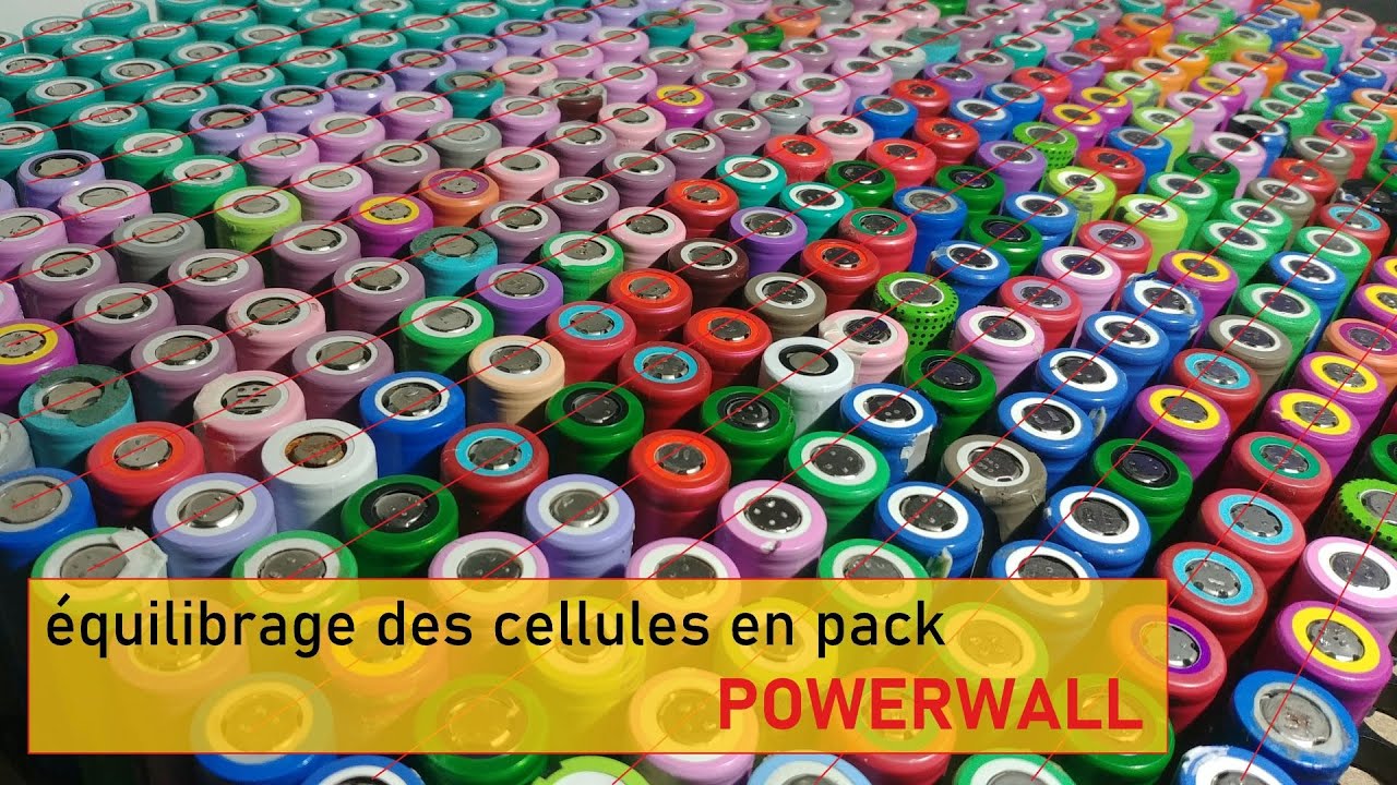 Equilibrage des cellules 18650 dans un pack