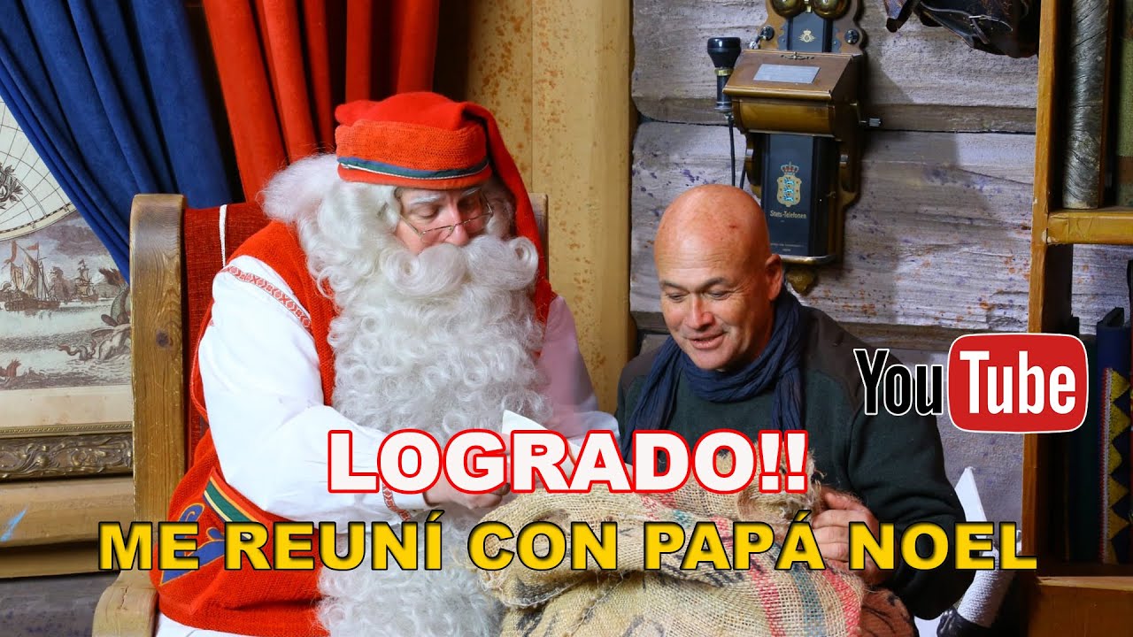 LOGRADO el encuentro con SANTA CLAUS en el POLO NORTE