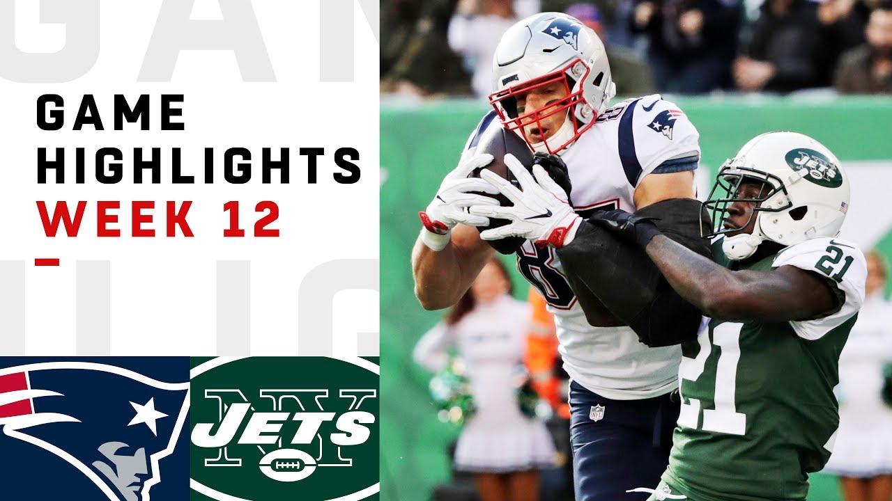 Patriots vs. Jets Week 12 Highlights | NFL 2018
