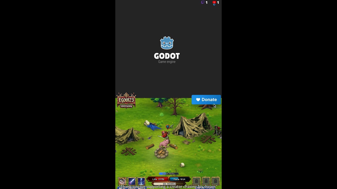 GODOT2D-ONLINEActionRPG ! SoloDev! Inspired by Diablo and Secret of Mana!