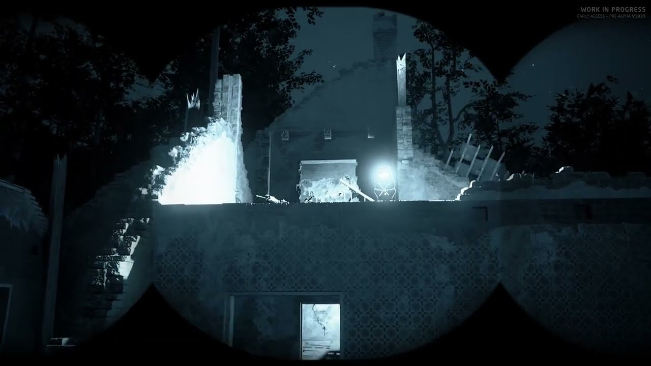 Solo Tier One Operator Assaults Enemy Held Creek Bed At Night - Ground Branch
