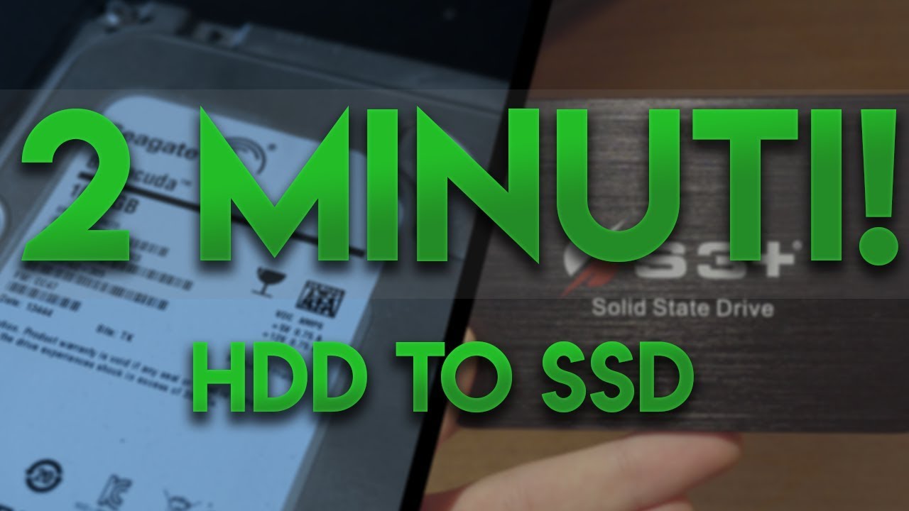 PASSA AD UN SSD IN 2 MINUTI! (CIRCA) - Tutorial - 4k UHD