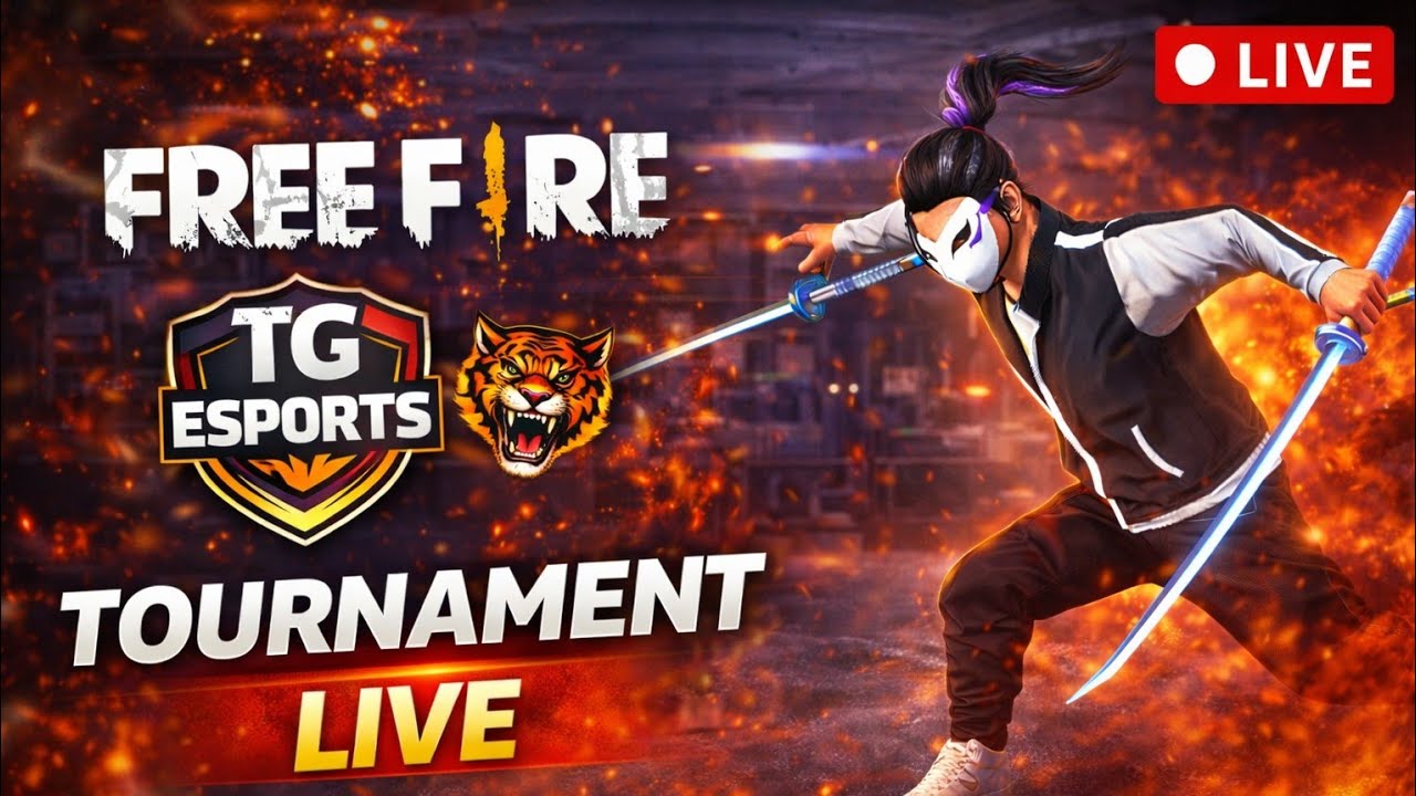 TG ESPORTS LIVE 🔴 | FREE FIRE TOURNAMENT | CUSTOM ROOM BATTLE #livestreem #viral