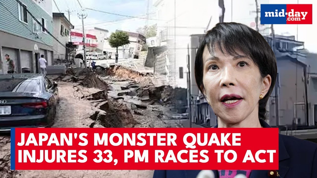 Japan Quake Chaos: 33 Injured as Powerful Tremor Sparks Megaquake Alert | PM Responds - WATCH