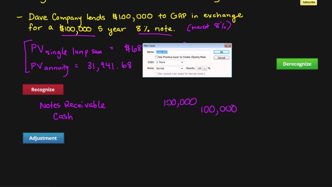 Accounting Entries for Long Term Notes Receivable at Par 3 (Intermediate Financial Accounting #15)