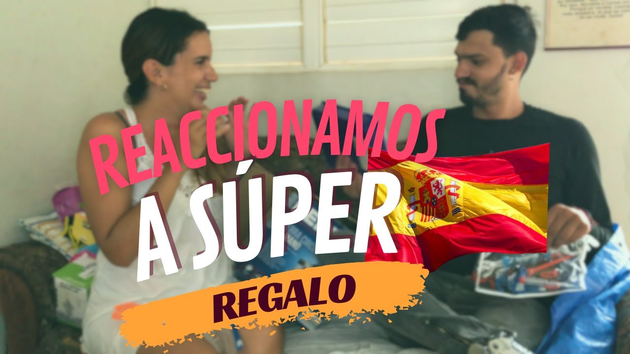 Mi esposo REACCIONA a Regalos desde España. Nos llegó Súper Caja hasta Cuba.