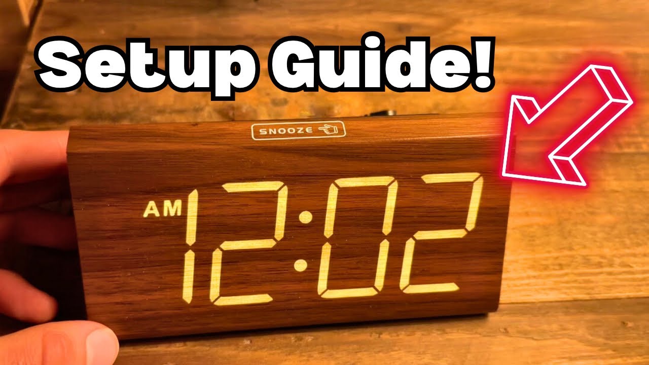 Как настроить деревянный будильник DreamSky!