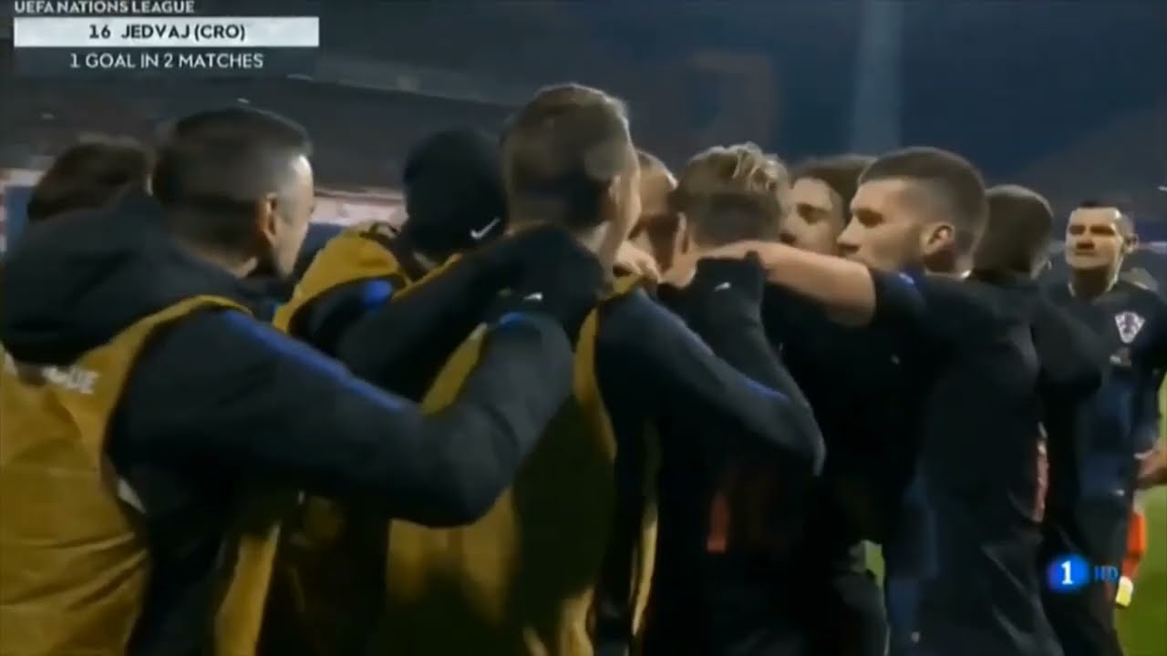 Hrvatska 3:2 &Scaron;panjolska Liga Nacija