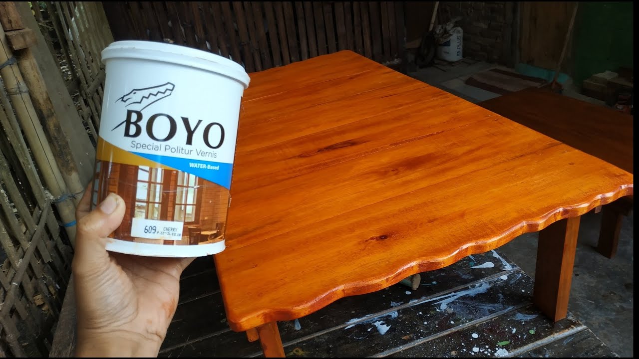 BOYO Water Based,, finishing, Vernis (review & Tes,).609 #part 1