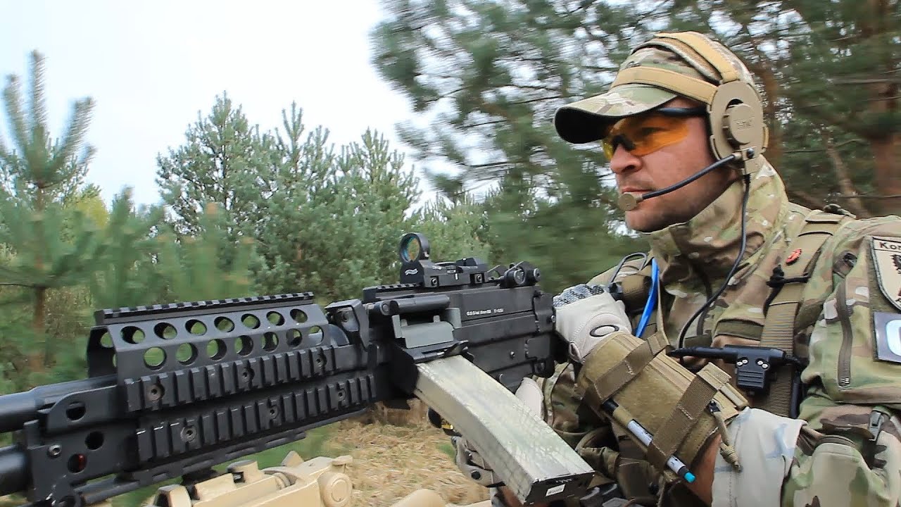 SUV + Machine Gunner M249 | Airsoft Team Kommando ATA | Border War 5