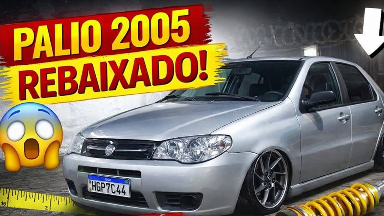 REBAIXAMOS O PALIO SOMENTE CORTANDO AS MOLAS / COMO REBAIXAR UM CARRO CORTANDO AS MOLAS!!!