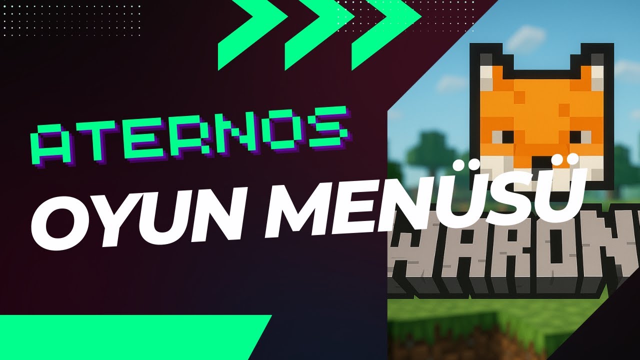 ATERNOSDA OYUN MENÜSÜ NASIL YAPILIR |OYUNA GİRİNCE PUSULA VERME | OYUNMENÜSÜ YAPMA #aternos