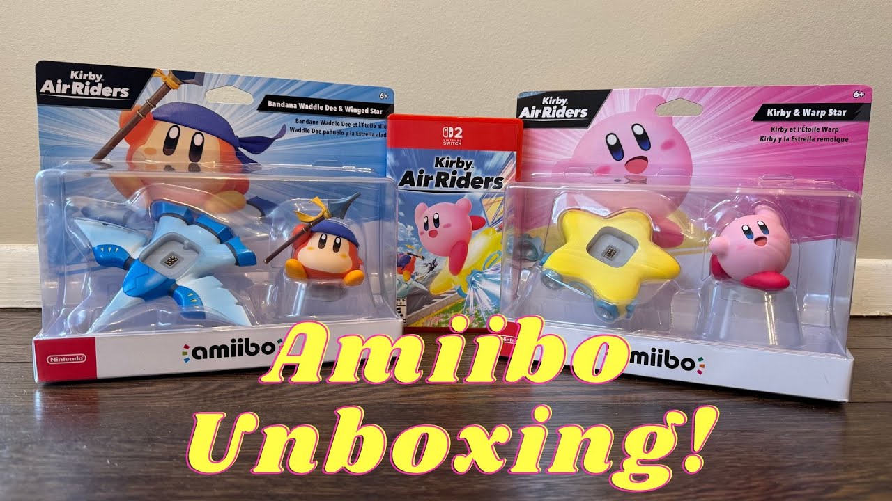 Is This The BEST Kirby Amiibo Yet? Air Riders Unboxing!