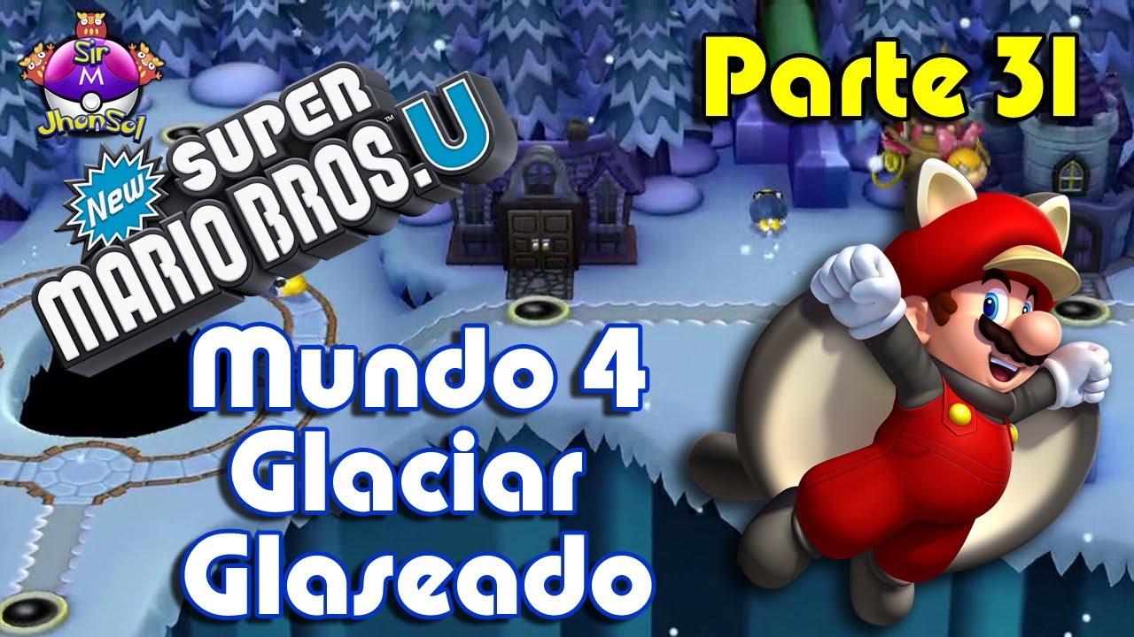 New Super Mario Bros U Parte 31 Glaciar Glaseado 2 - Avalancha de Pingüinos finos