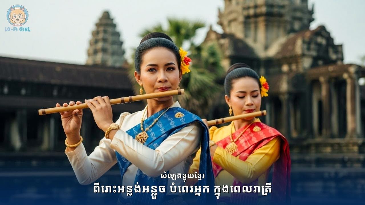 🎋 ខ្លុយខ្មែរ ២ សម្លេង – វិញ្ញាណអង្គរ 🛕 | ភ្លេងសមាធិ សម្រាកចិត្ត និងគេងលក់ជ្រៅ (Original)