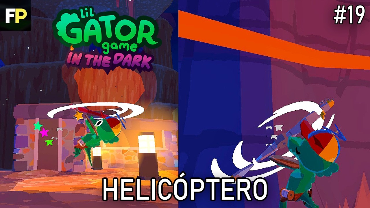 Lil Gator Game: In the Dark - virando um helicóptero #19