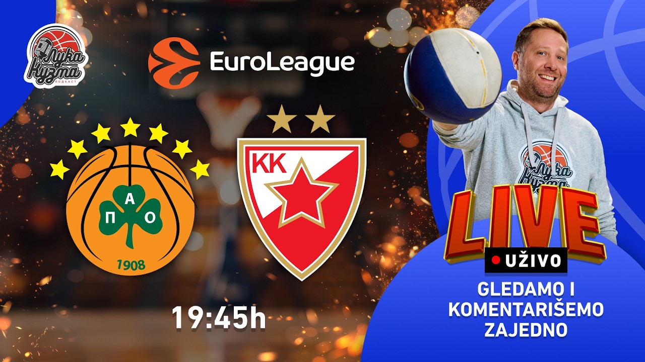 PAO - Crvena zvezda | Evroliga 2026 LIVE