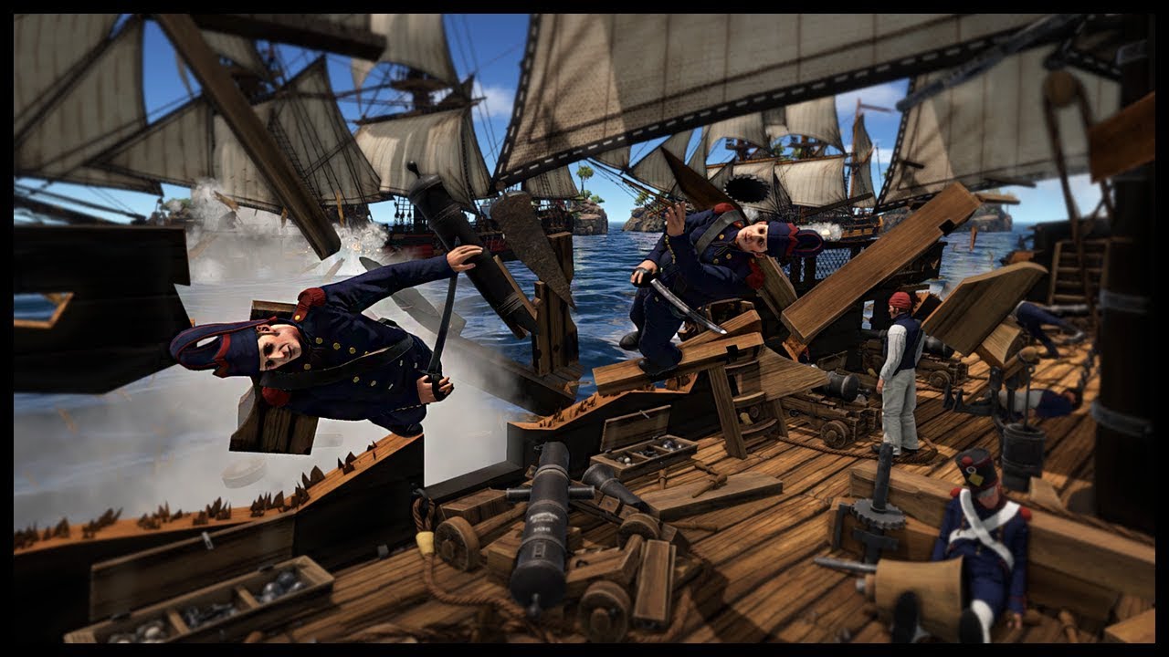 ГРАНДИОЗНОЕ МОРСКОЕ СРАЖЕНИЕ! Наполеоновские морские сражения и абордаж — Holdfast: Nations at War