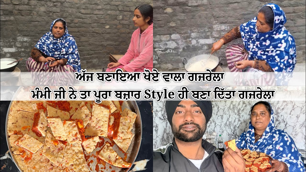 ਅੱਜ ਬਣਾਇਆ ਖੋਏ ਵਾਲਾ ਗਜਰੇਲਾ ਮੰਮੀ ਜੀ ਨੇ ਤਾ ਪੂਰਾ ਬਜ਼ਾਰ Style ਹੀ ਬਣਾ ਦਿੱਤਾ ਗਜਰੇਲਾ 