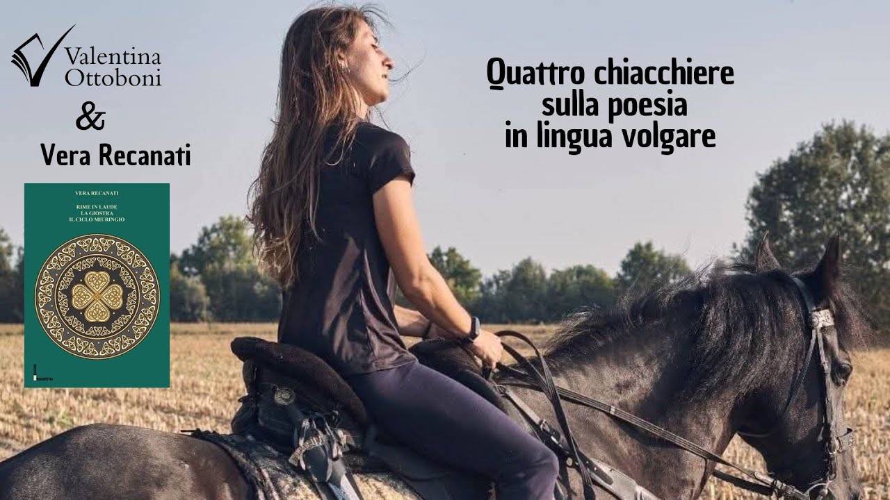 Quattro chiacchiere con Vera Recanati sul suo libro di poesie in volgare