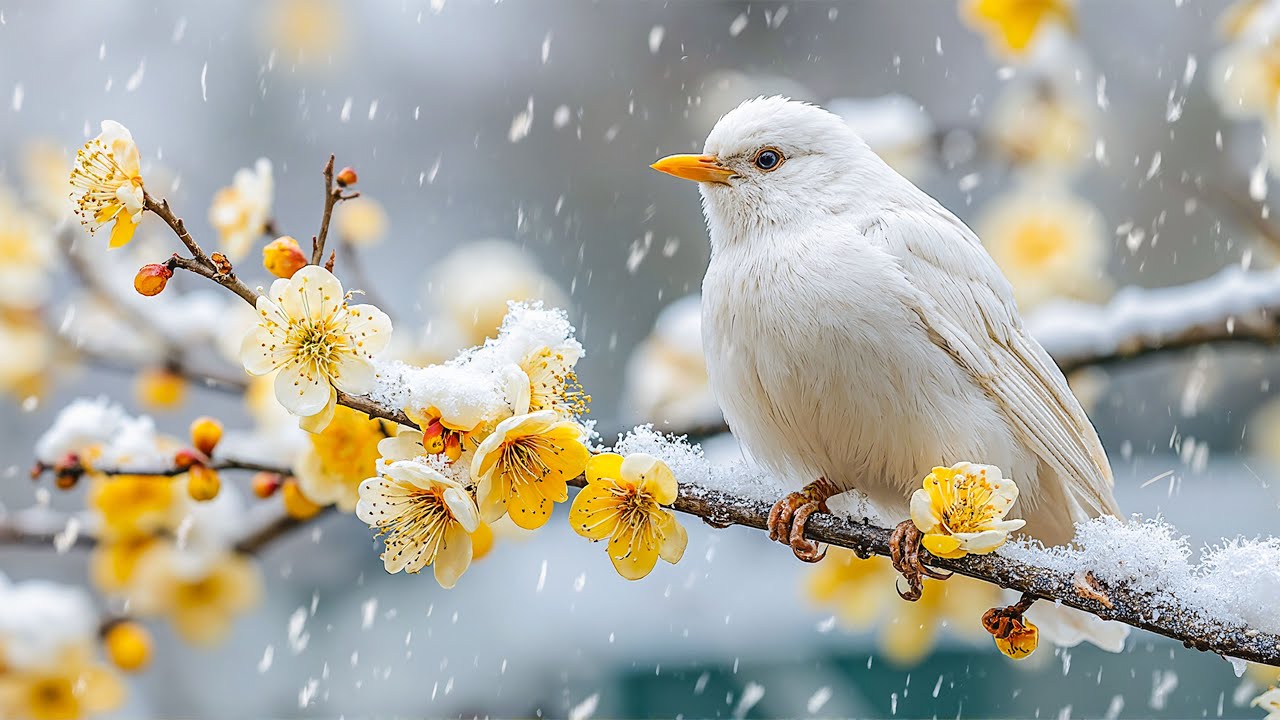 Winter Ambience With Birdsong&Piano ❄️🎹 – Relaxing Music for Healing, Stress Relief & Peaceful Calm