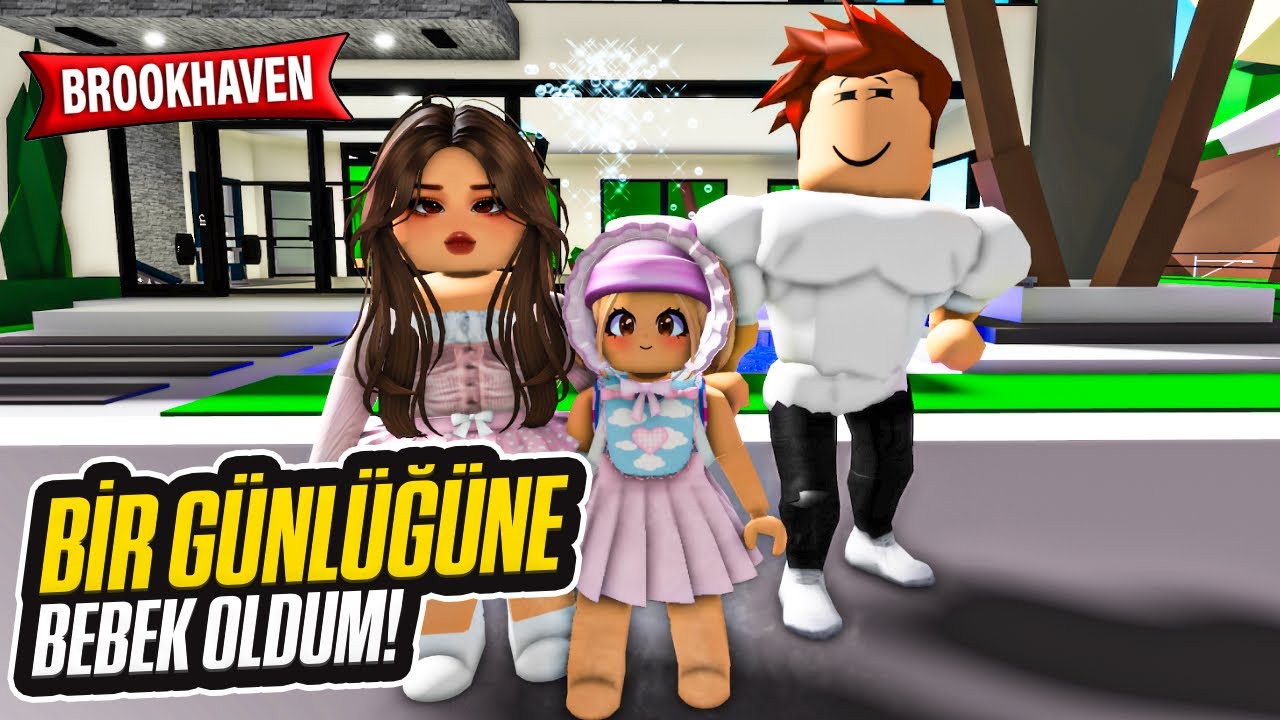 Bir G&uuml;nl&uuml;ğ&uuml;ne BEBEK Oldum! 👶🏻| ROBLOX BROOKHAVEN 🏡RP