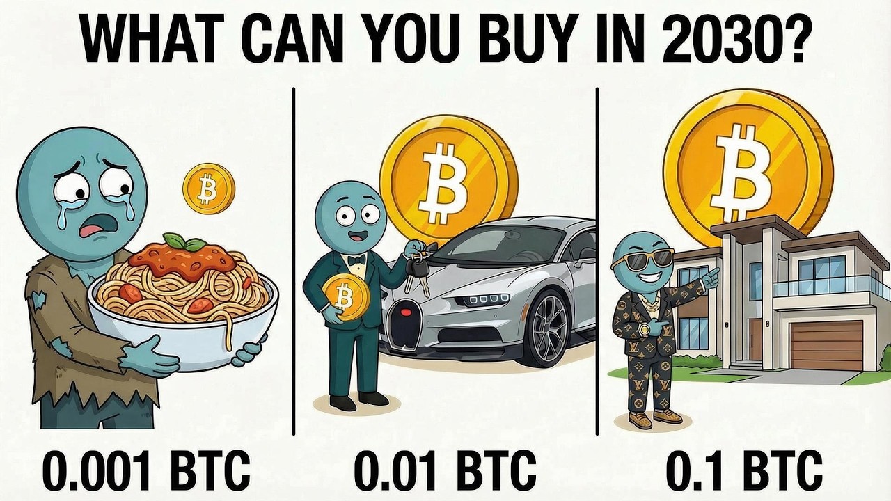 0.001 vs 0.1 BTC — WHAT CAN YOU BUY IN 2030?