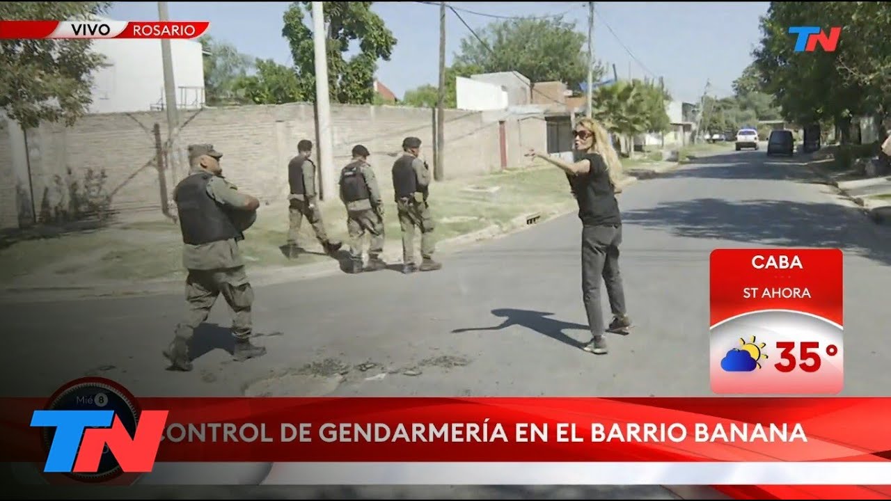 GENDARMERÍA LLEGÓ A ROSARIO I Nuevos controles en los barrios de la ciudad