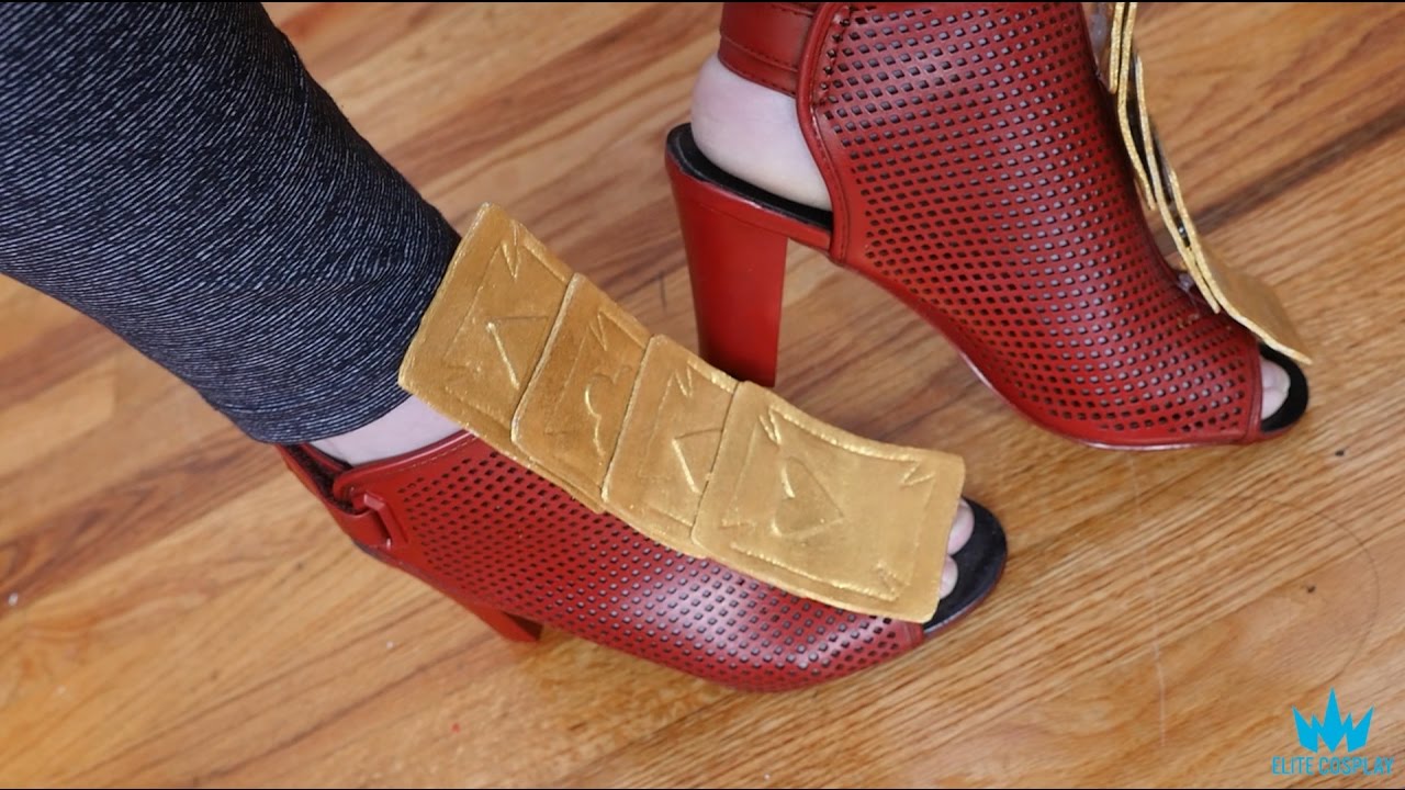 Painting Shoes for Cosplay