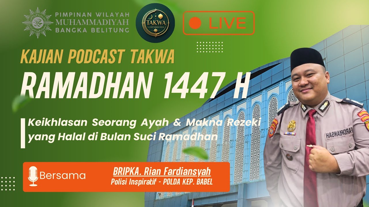 TAKWA | KEIKHLASAN SEORANG AYAH & MAKNA REZEKI YANG HALAL DI BULAN SUCI RAMADHAN [EPIOSDE 19]