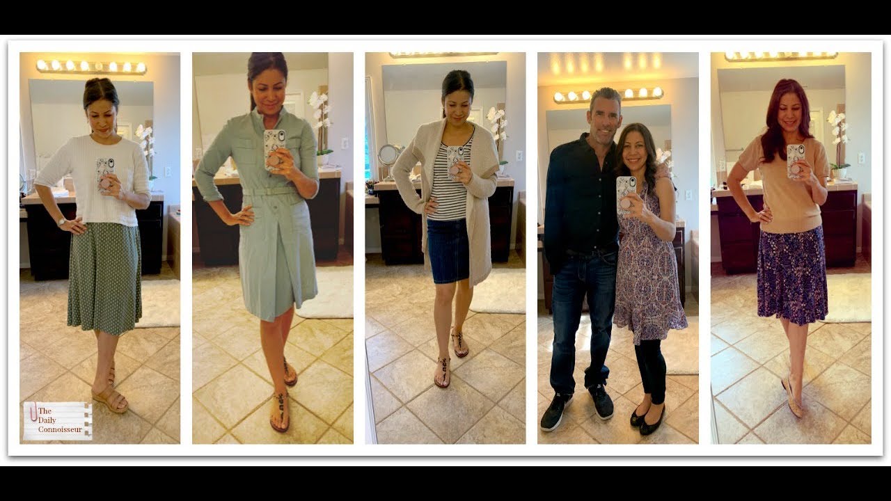 Weekly Outfits from My Ten-Item Capsule Wardrobe | Ladylike Dressing | Jennifer L. Scott