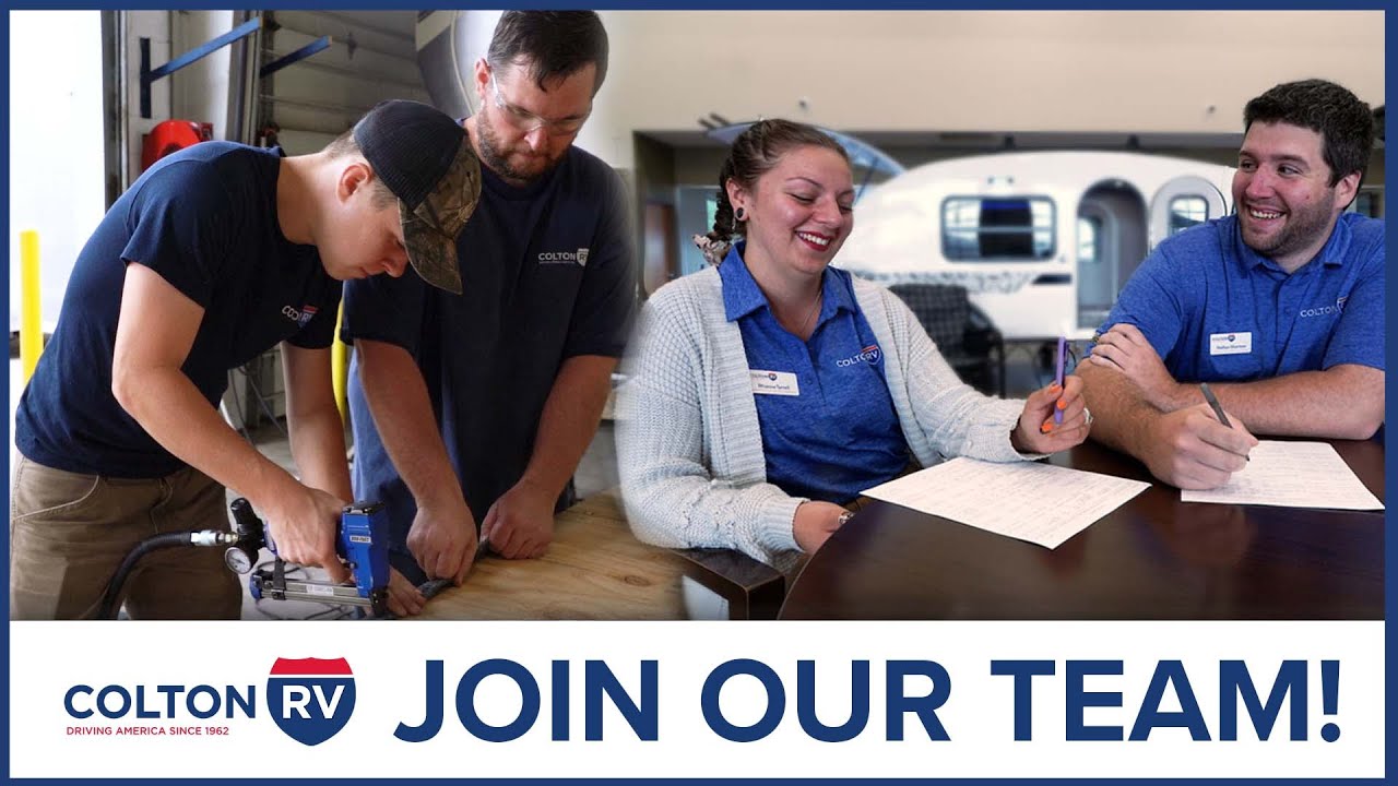 It's an Exciting Time in the RV Industry! Join Our Team at Colton RV