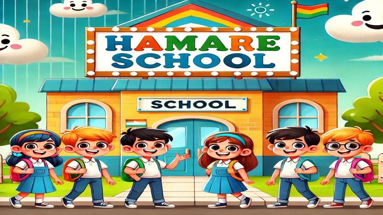 Hamare School (Our School) &ndash; Class 1 | Easy Learning for Kids | EduCartoon Academy