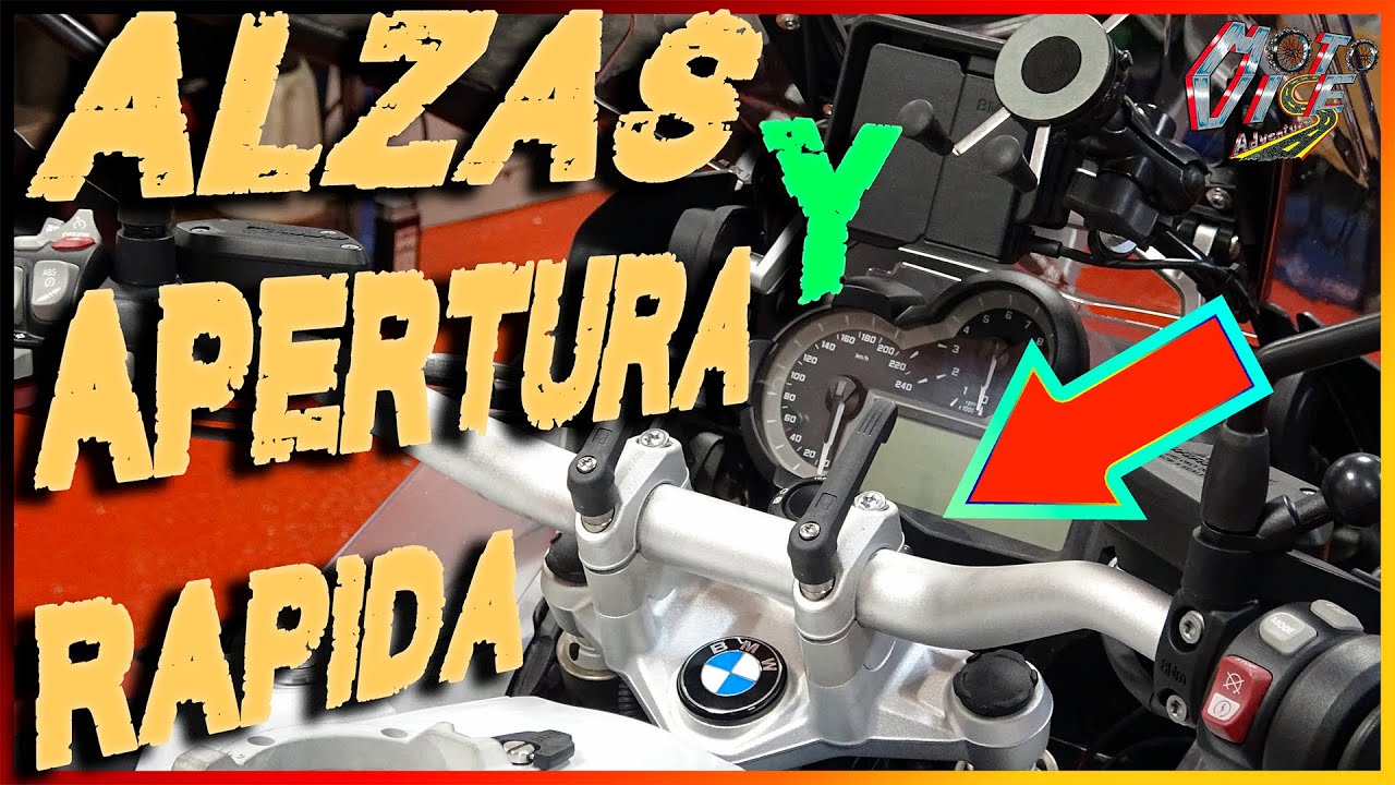 Instalar alzas y apertura rápida en tu moto//Como levantar el manubrio como un profesional😜✌‼