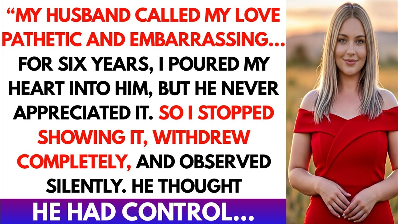 “My Husband Said My Love Was Pathetic And Embarrassing — So I Stopped Showing It”