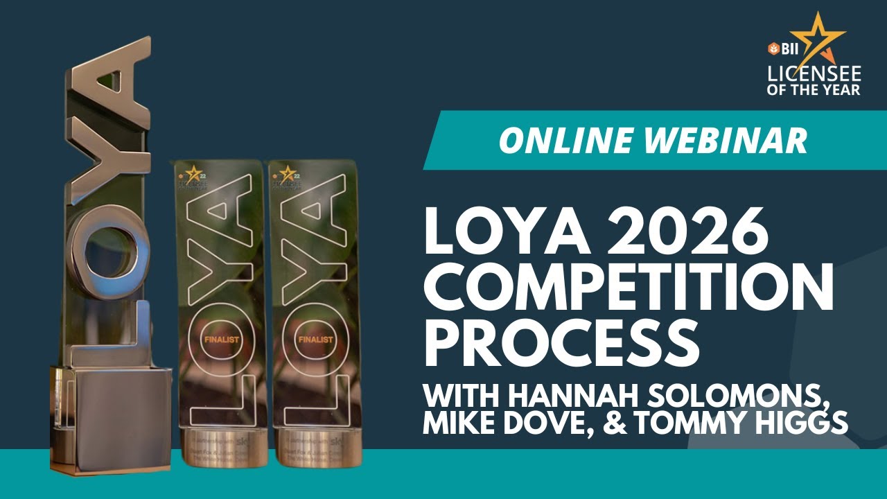 The Licensee of the Year 2026 Application Process | BII's Hannah Solomons [13.01.2026]