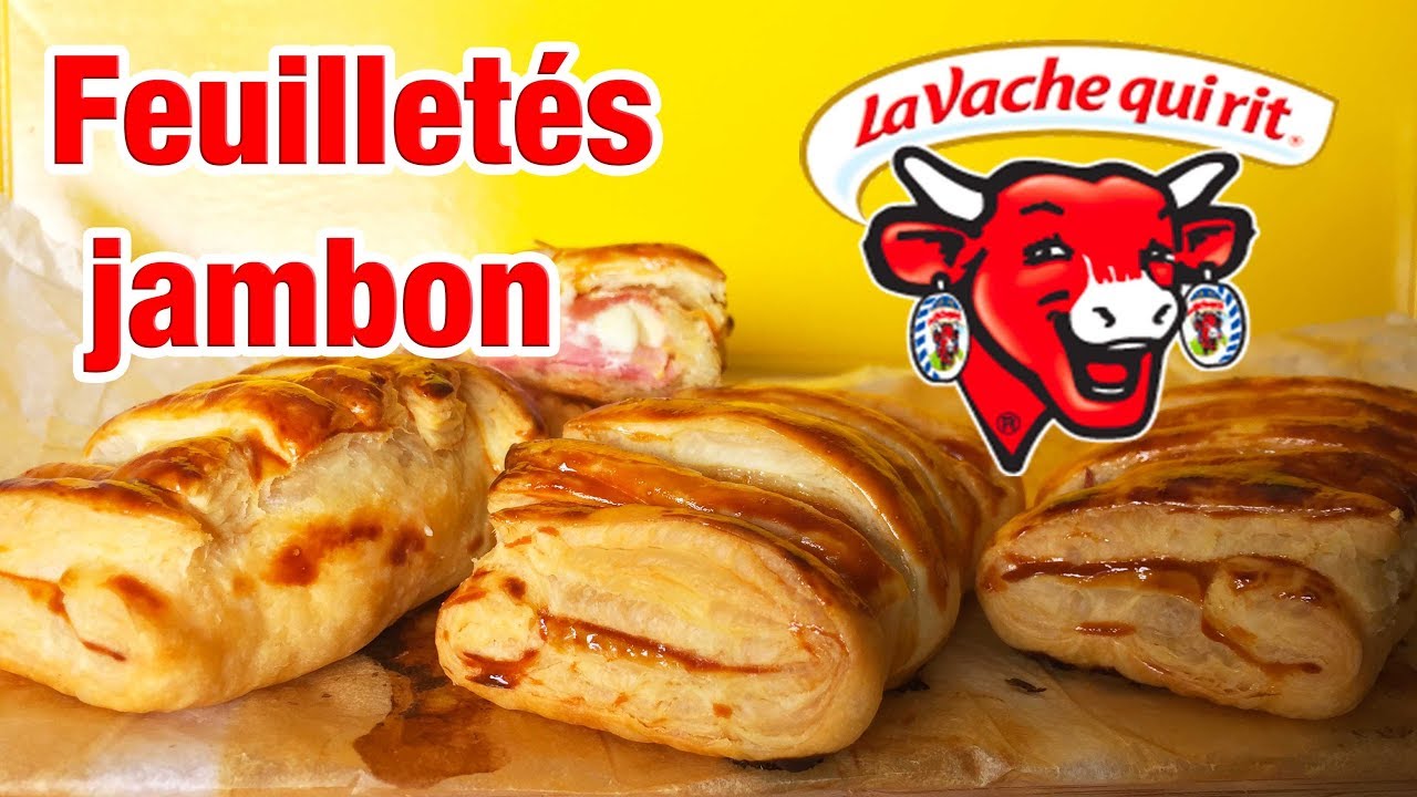 Feuilletés jambon vache qui rit facile et rapide ! 🧀