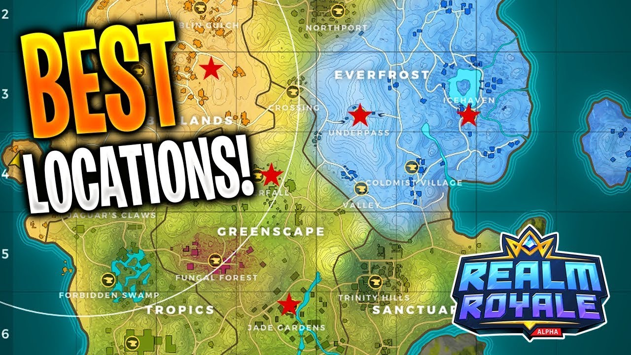 TOP 5 BEST LOOT LOCATIONS in Realm Royale!