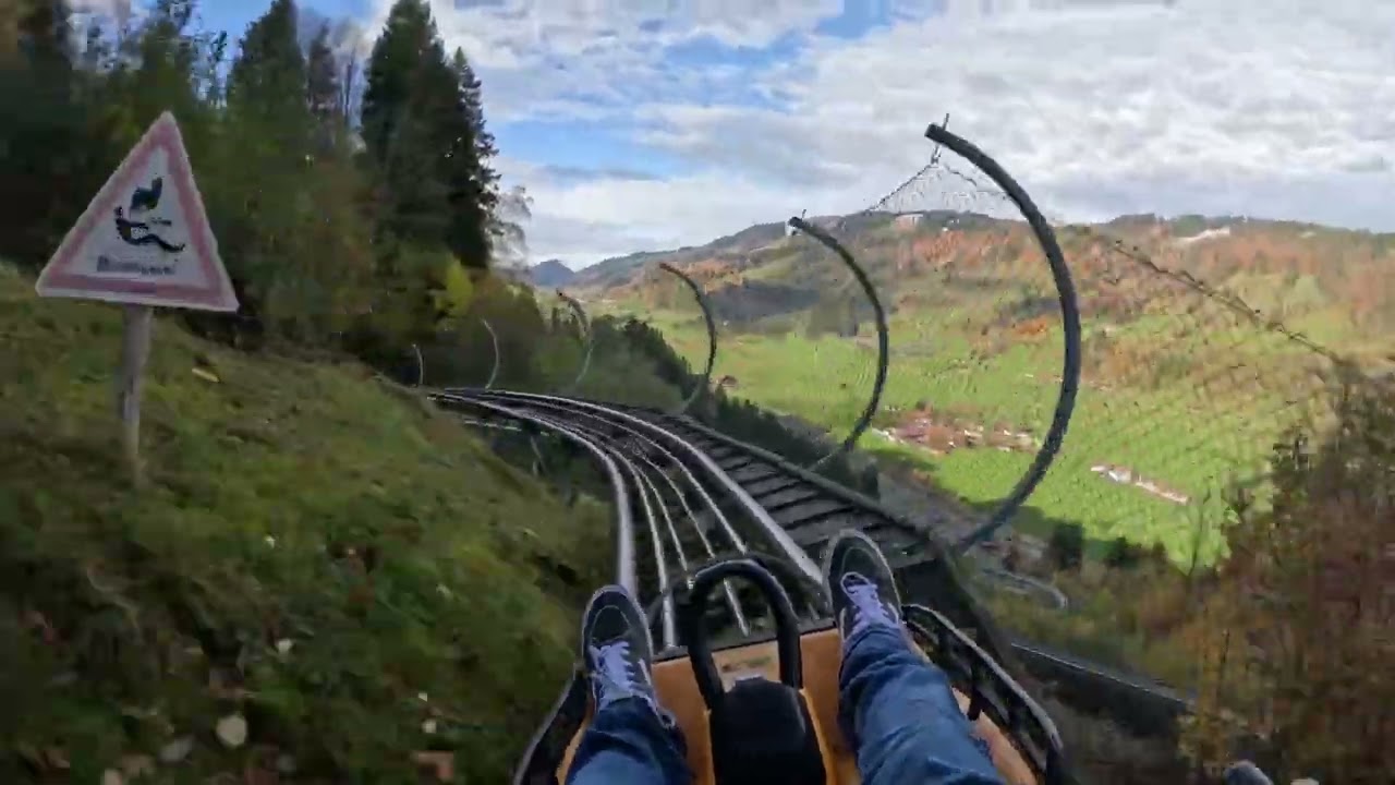 Alpseecoaster Onride / Wiegand Alpine Coaster / Alpsee Bergwelt Immenstadt / Oktober 2025