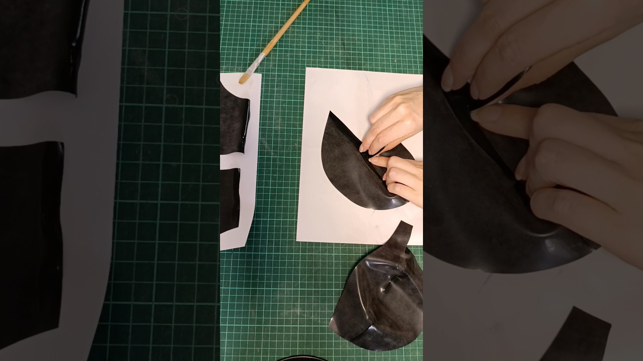 Making latex bra cups – just another day at work 