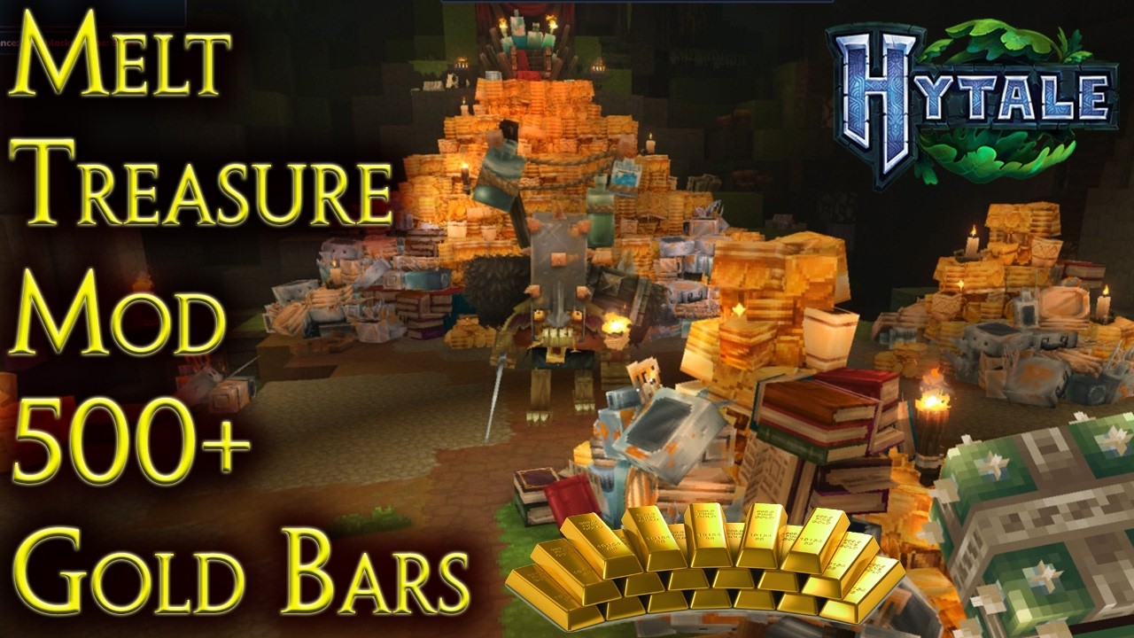 Мод Melt Treasure | Более 500 золотых слитков из рейда в подземелье «Гоблинские герцоги» | Лучшие...