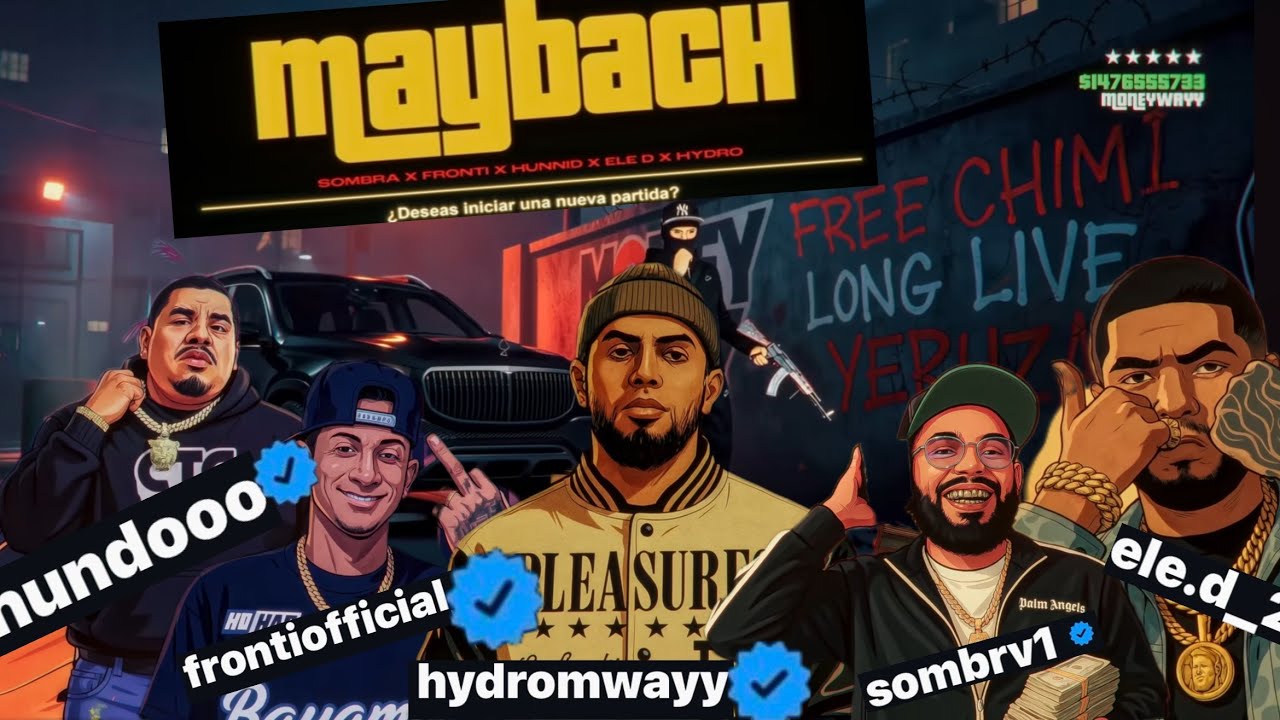 Hydro, Fronti, Sombra PR, Hunnid, Ele D - Maybach Freestyle ( Reacciondo ) La Ruta Del Dinero 