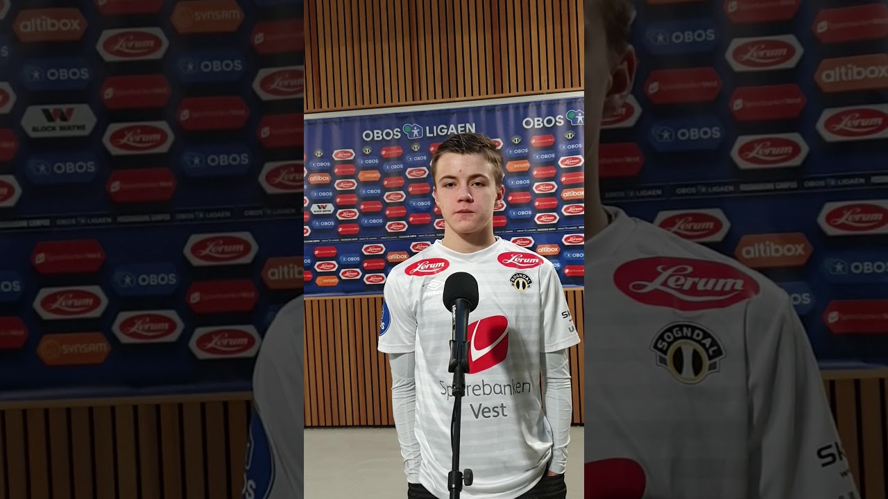Sogndal spelar Johan Johannessen Bakke