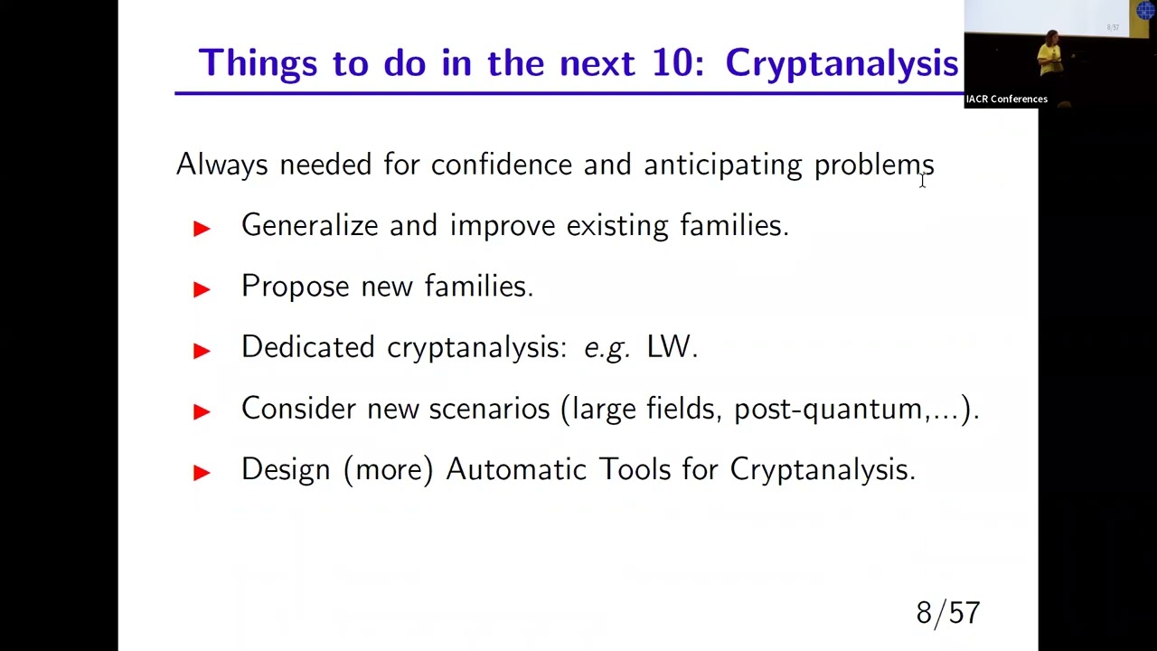 Invited talk: Symmetric Cryptography for Long Term Security, by Maria Naya Plasencia